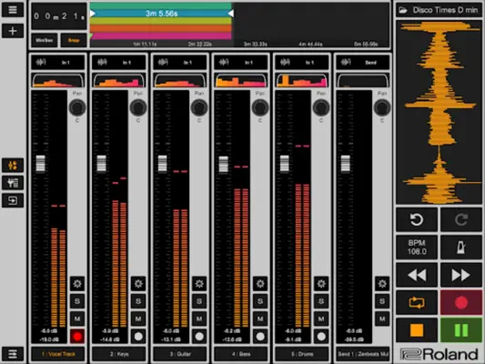 Roland Zentracker android App screenshot 5